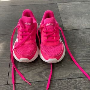 Pink girls adidas sneakers